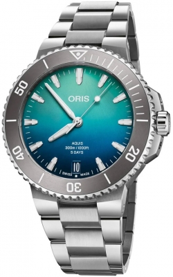 Buy this new Oris Aquis Date 43.5mm 01 400 7790 4185-Set mens watch for the discount price of £3,195.00. UK Retailer.