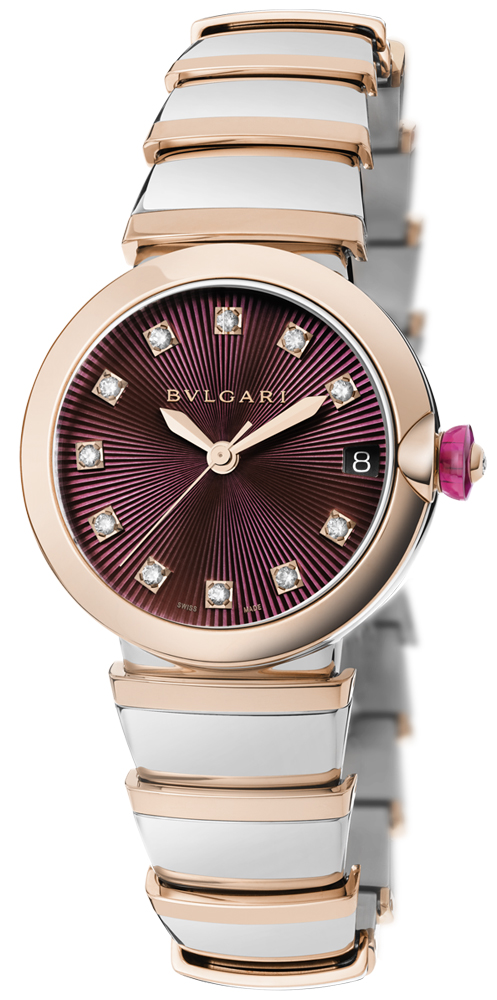 Buy this new Bulgari Lucea Automatic 33mm 102497 ladies watch for the  discount price of £7,. UK Retailer.