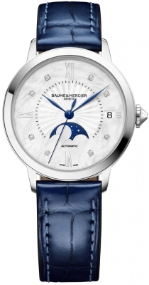 Buy this new Baume & Mercier Classima Automatic 34mm 10633 ladies watch for the discount price of £2,635.00. UK Retailer.