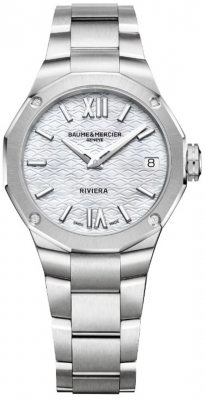 Buy this new Baume & Mercier Riviera Quartz 10729 ladies watch for the discount price of £2,040.00. UK Retailer.