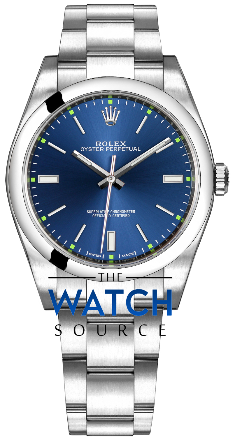rolex oyster perpetual blue price