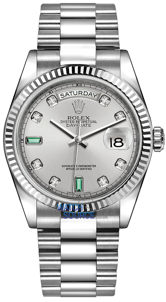 Rolex day date discount rhodium