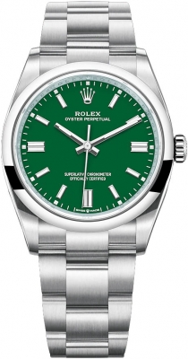 Rolex Oyster Perpetual 36mm 126000 Green watch