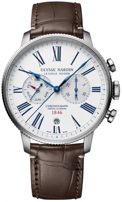 Ulysse Nardin Marine Torpilleur Annual Chronograph 44mm 1533-320le-0a-175/1a watch