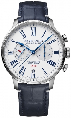 Ulysse Nardin Marine Torpilleur Annual Chronograph 44mm 1533-320le-0a-175/1b watch