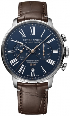 Ulysse Nardin Marine Torpilleur Annual Chronograph 44mm 1533-320le-3a-175/1a watch