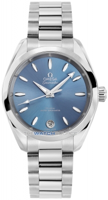 Buy this new Omega Aqua Terra 150m Master Co-Axial 34mm 220.10.34.20.03.002 ladies watch for the discount price of £5,456.00. UK Retailer.