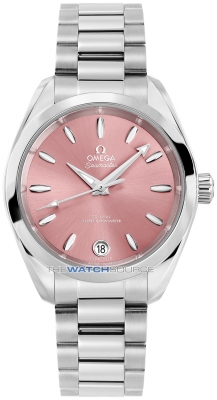 Buy this new Omega Aqua Terra 150m Master Co-Axial 34mm 220.10.34.20.10.003 ladies watch for the discount price of £5,456.00. UK Retailer.