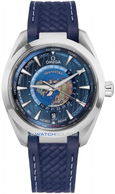 Omega Aqua Terra 150M GMT Worldtimer Co-Axial 43mm 220.12.43.22.03.001 watch