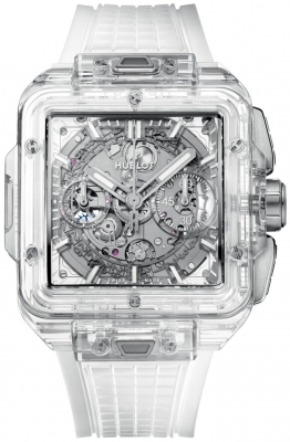 Buy this new Hublot Square Bang 42mm 821.JX.0120.RT mens watch for the discount price of £81,700.00. UK Retailer.