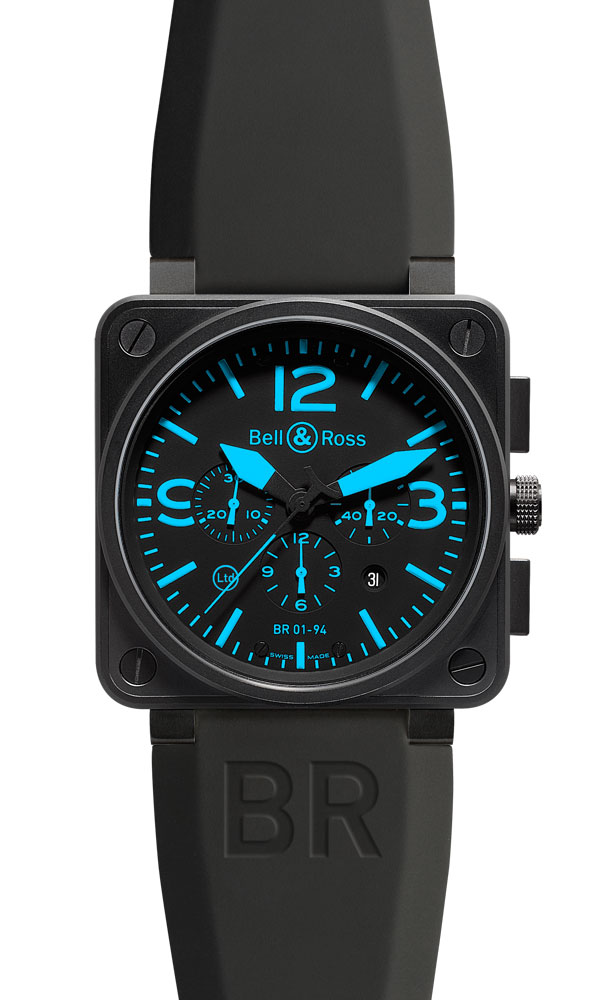 Buy this new Bell Ross BR01 94 Chronograph 46mm BR01 94 Blue