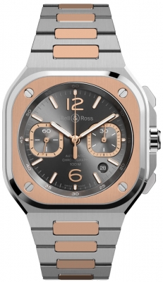 Bell & Ross BR 05 Chronograph 42mm BR05C-RTH-STPG/SSG watch