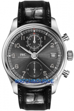 Buy this new IWC Portugieser Chronograph Classic 42mm IW390404 mens watch for the discount price of £8,280.00. UK Retailer.