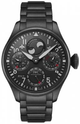 Buy this new IWC Big Pilot's Watch Perpetual Calendar TOP GUN IW503604 mens watch for the discount price of £43,130.00. UK Retailer.