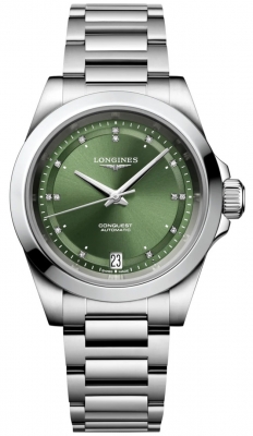 Buy this new Longines Conquest Automatic 34mm L3.430.4.07.6 ladies watch for the discount price of £1,997.00. UK Retailer.