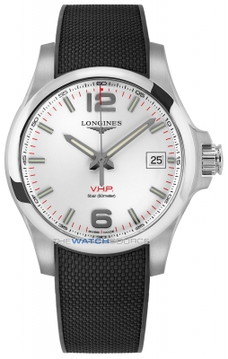 Buy this new Longines Conquest V.H.P. 41mm L3.716.4.76.9 mens watch for the discount price of £799.00. UK Retailer.