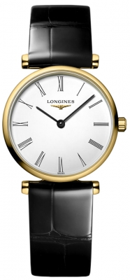 Buy this new Longines La Grande Classique Quartz 24mm L4.209.2.11.B ladies watch for the discount price of £1,105.00. UK Retailer.