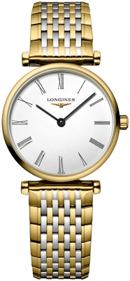 Buy this new Longines La Grande Classique Quartz 24mm L4.209.2.11.D ladies watch for the discount price of £1,190.00. UK Retailer.