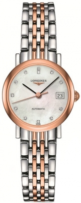 Buy this new Longines Elegant Automatic 25.5mm L4.309.5.87.7 ladies watch for the discount price of £2,210.00. UK Retailer.