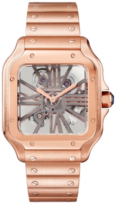 Cartier Santos De Cartier Skeleton WHSA0016 watch