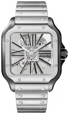 Cartier Santos De Cartier Skeleton WHSA0027 watch