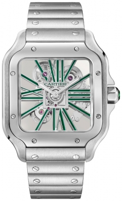 Cartier Santos De Cartier Skeleton WHSA0028 watch