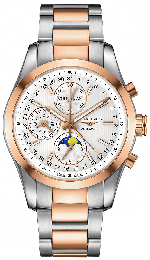 Buy this new Longines Conquest Classic Chronograph Moonphase 42mm