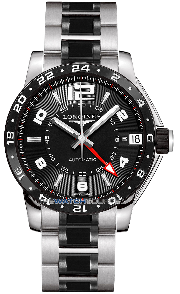 Buy this new Longines Admiral GMT L3.669.4.56.7 mens watch for the