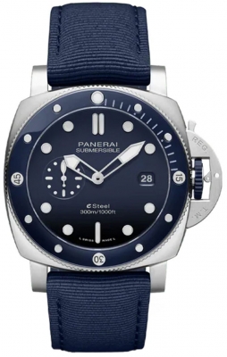 Buy this new Panerai Submersible QuarantaQuattro 44mm pam01289 mens watch for the discount price of £9,500.00. UK Retailer.