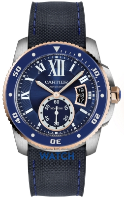 Buy this new Cartier Calibre de Cartier Diver w2ca0008 mens watch for the discount price of £8,190.00. UK Retailer.