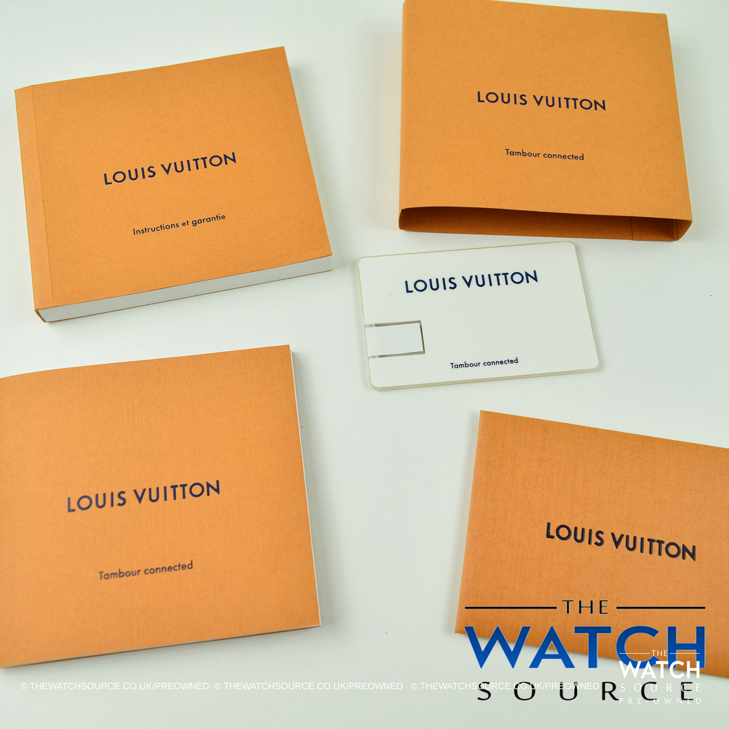 Pre-owned Louis Vuitton Tambour Connected QA002