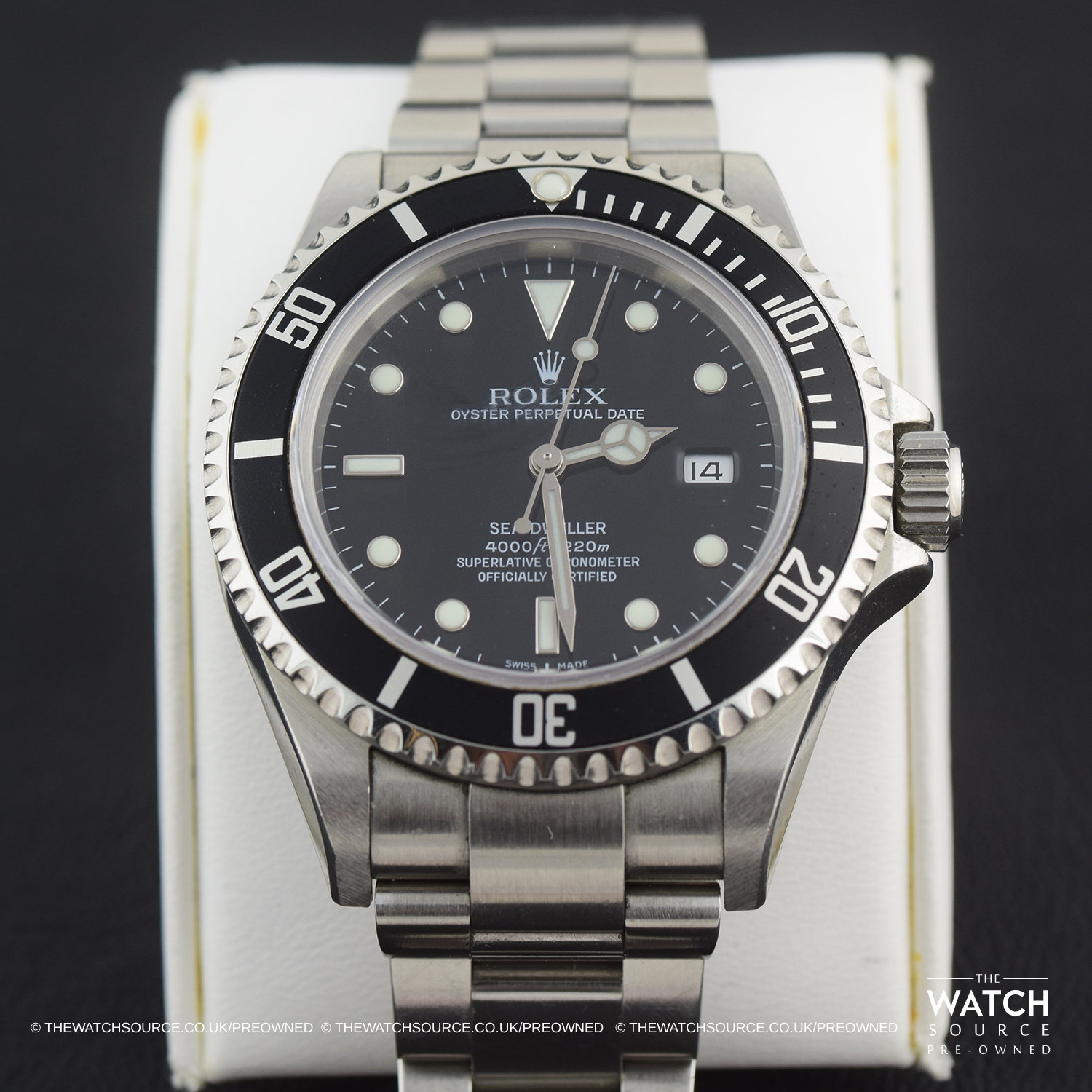 Pre-owned Rolex Sea Dweller 4000 16600