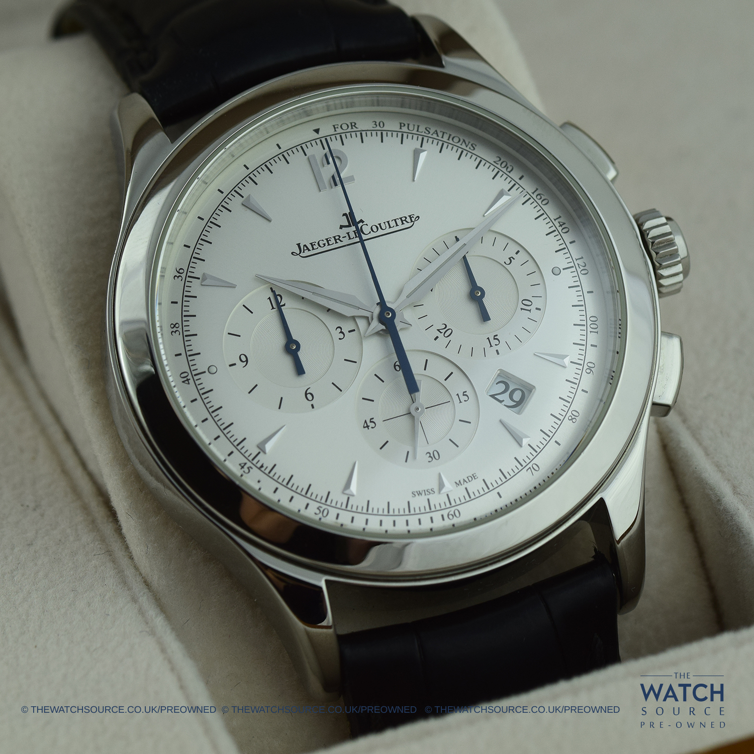 Pre-owned Jaeger LeCoultre Master Chronograph 1538420