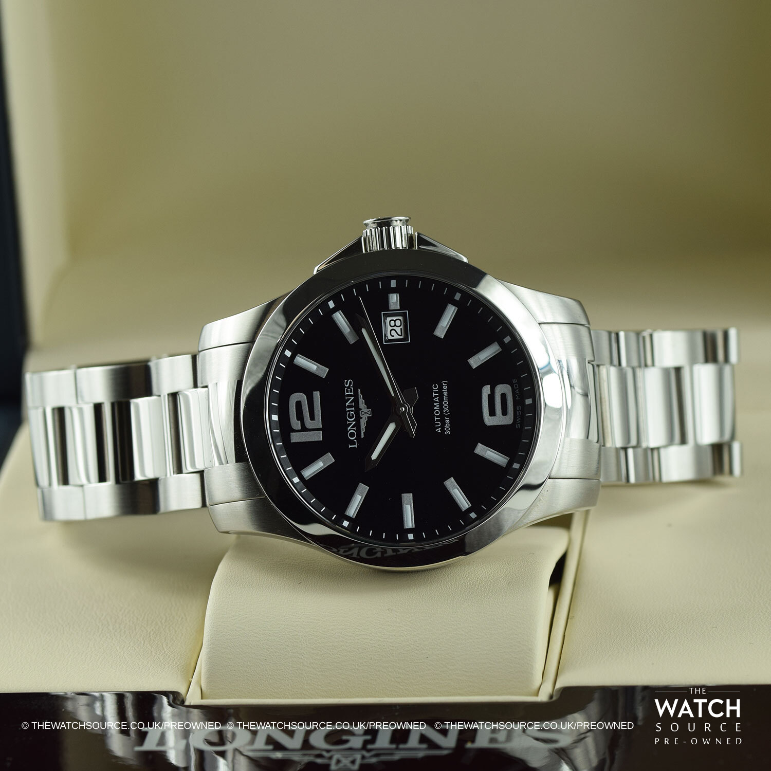 Pre owned Longines Conquest Automatic 39mm L3.776.4.58.6