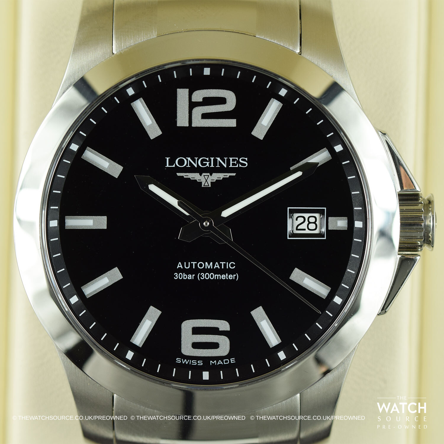 Pre owned Longines Conquest Automatic 39mm L3.776.4.58.6