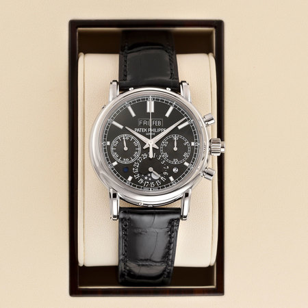 Pre-owned Patek Philippe Grand Complications Split Seconds Chrono Perpetual Calendar 40.2mm 5204p-011