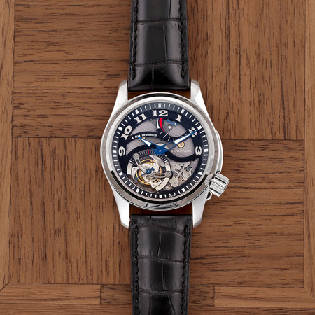 Pre-owned Chopard L.U.C. Tourbillon Tech Twist 161917-1001