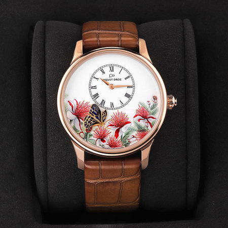 Pre-owned Jaquet Droz LIMITED EDITION BUTTERFLY JOURNEY Les Ateliers d'Art Relief 43mm j005033283