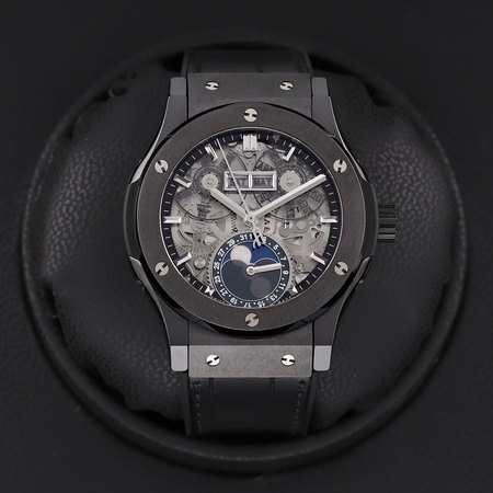 Pre-owned Hublot Classic Fusion Aerofusion Moonphase 42mm 547.cx.0170.lr