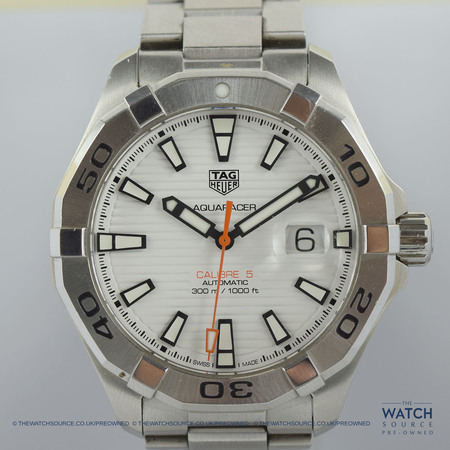 Pre-owned Tag Heuer Aquaracer Automatic 43mm way2013.ba0927
