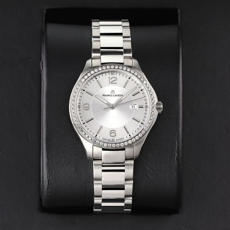 Pre-owned Maurice Lacroix Miros Quartz Ladies mi1014-sd502-130