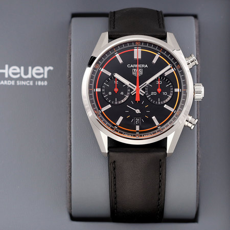 Pre-owned Tag Heuer Carrera Racing Calibre Heuer 02 42mm cbn201c.fc6542