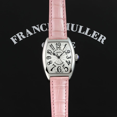 Pre-owned Franck Muller Cintree Curvex Automatic 7500 SC AT FO HO AC Silver