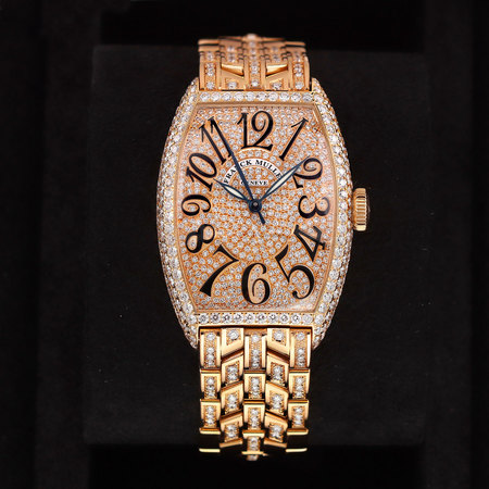 Pre-owned Franck Muller Cintree Curvex Automatic 5850SC SUNSET D CD BH 5N