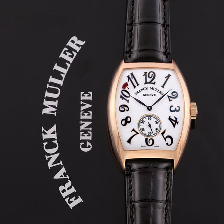 Pre-owned Franck Muller Cintree Curvex 7 Day Power Reserve 8880 B S6 PR EMA 5N White