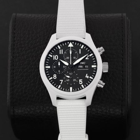 Pre-owned IWC Pilot's Chronograph TOP GUN LAKE TAHOE 44.5mm IW389105