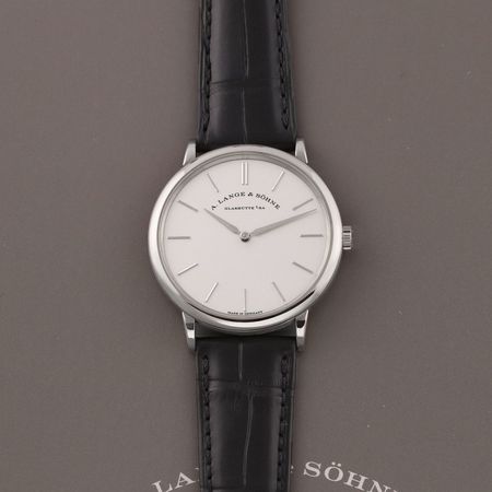 Pre-owned A. Lange & Sohne Saxonia Thin Manual Wind 37mm 201.027