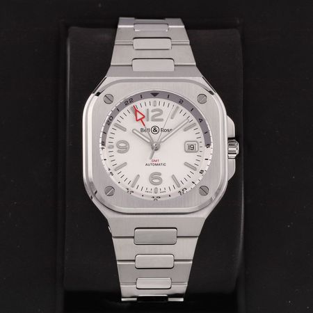 Pre-owned Bell & Ross BR 05 GMT 41mm BR05G-SI-ST/SST