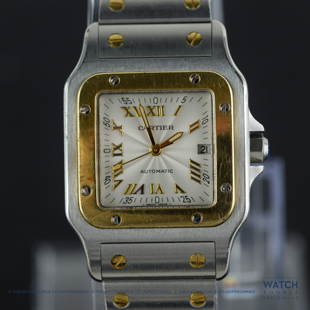 Pre-owned Cartier Santos Galbee 2319