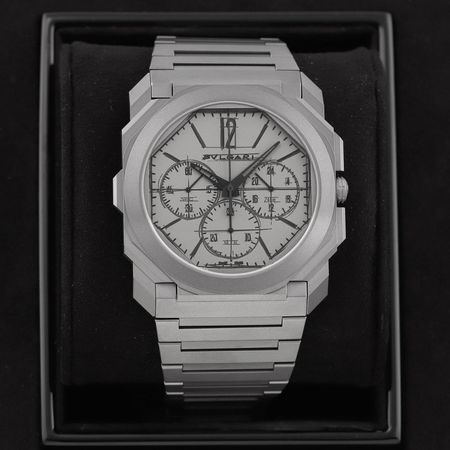 Pre-owned Bulgari LIMITED EDITION Octo Finissimo SKETCH Chrono GMT 103673